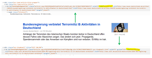 Google News norefferer