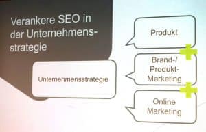 Vortrag: SEO im Online Marketing Mix - Unternehmensstrategie