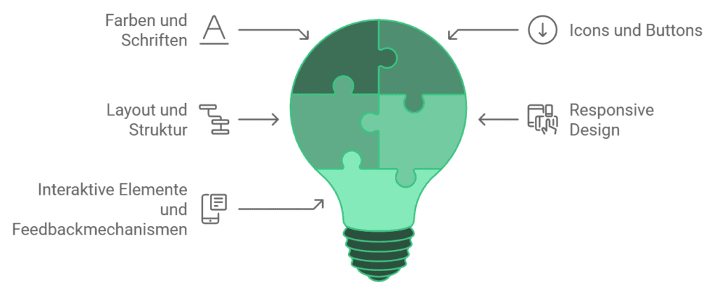 Kernelemente des UI Designs