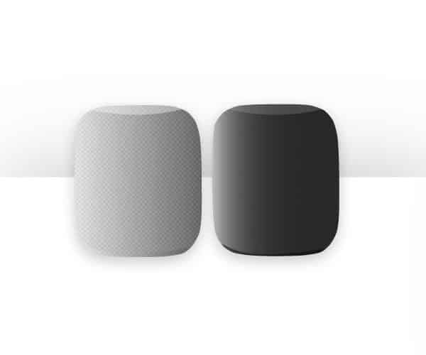 Der smarte Lautsprecher Apple Homepod mit dem digitalen Assistenten Siri